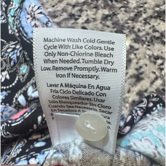 New Aria Women's 100%‎ cotton Black short sleeve capri Pajamas Set size S (4-6) - Picture 16 of 16